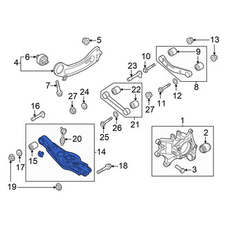 Hyundai OE - Front Right Suspension Control Arm