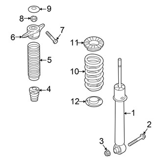 Hyundai OE - Rear Suspension - Shocks & Components (FWD)