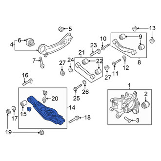 Hyundai OE - Front Right Suspension Control Arm