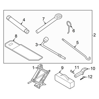 Hyundai OE - Rear Body & Floor - Jack & Components (3.5L)