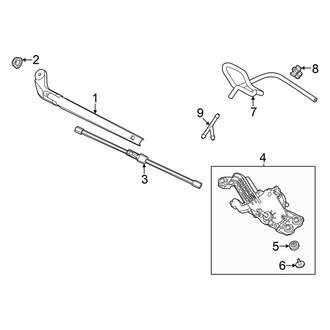 Hyundai OE - Lift Gate - Wiper & Washer Components