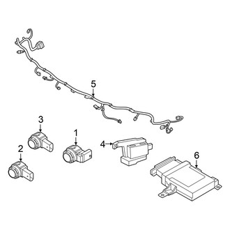 Hyundai OE - Rear Bumper - Electrical Components (Calligraphy)