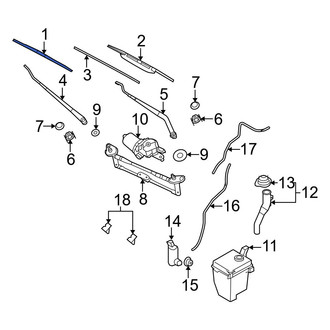 Hyundai OE - Front Right Wiper Blade