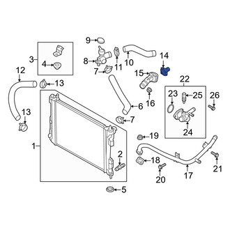 Hyundai OE - Engine Coolant Thermostat