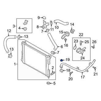 Hyundai OE - Cruise Control Distance Sensor Nut