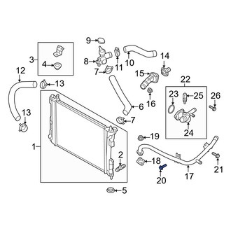 Hyundai OE - Engine Coolant Inlet Flange Bolt