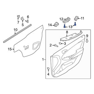 Hyundai OE - Center High Mount Stop Light Screw