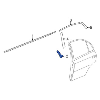 Hyundai OE - Door Belt Molding Screw