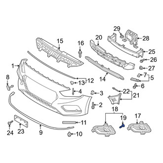 Hyundai OE - Center High Mount Stop Light Screw