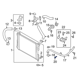 Hyundai OE - Engine Coolant Pipe Bolt