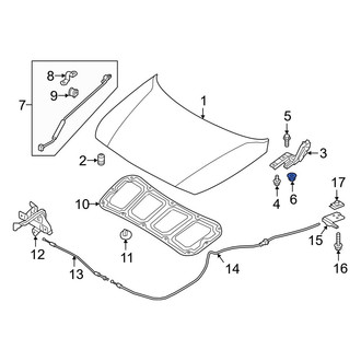Hyundai OE - Fender Nut