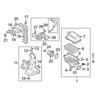 Hyundai OE - Air Filter Housing Insulator