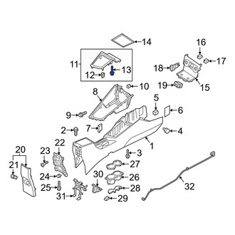 Hyundai OE - Front Door Interior Trim Panel Screw