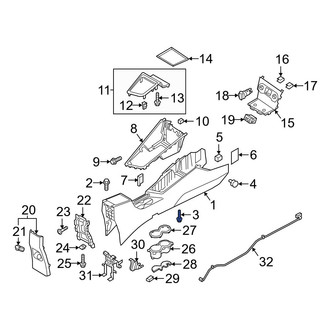 Hyundai OE - HVAC Temperature Control Panel Screw