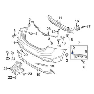 Hyundai OE - Bumper Cover Nut