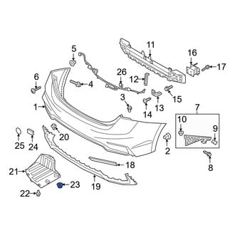 Hyundai OE - Floor Pan Splash Shield Nut