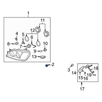 Hyundai OE - Radiator Support Access Cover Bolt