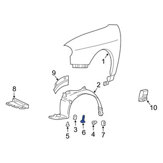 Hyundai OE - Door Interior Trim Panel Screw