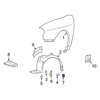 Hyundai OE - Fender Nut