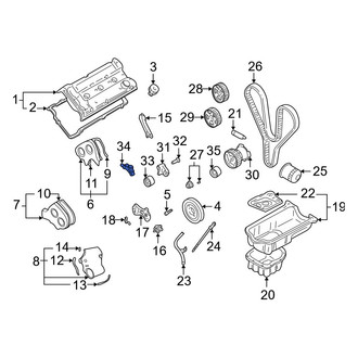 Hyundai OE - Engine Timing Belt Tensioner