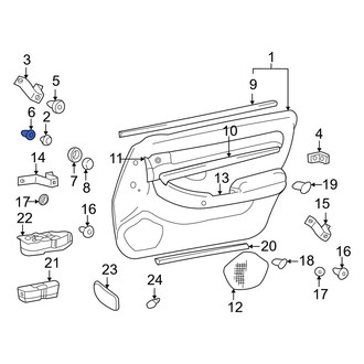 Hyundai OE - Liftgate Hinge Gasket