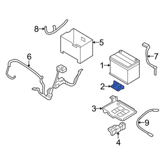 Hyundai OE - Battery Hold Down