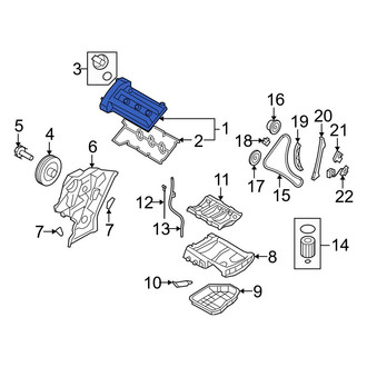 Hyundai OE - Right Engine Valve Cover