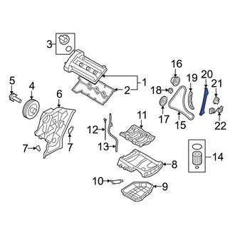 Hyundai OE - Upper Engine Timing Chain Guide