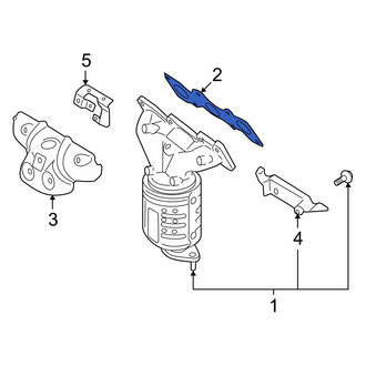 Hyundai OE - Right Exhaust Manifold Gasket