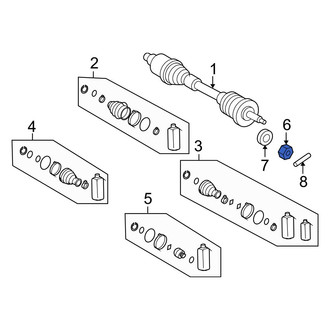Hyundai OE - Front CV Joint Nut