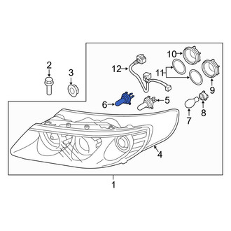 Hyundai OE - Front Headlight Bulb