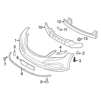 Hyundai OE - Bumper Cover Screw
