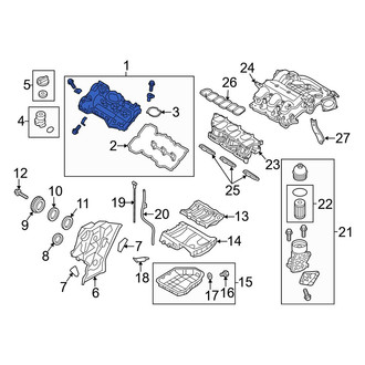 Hyundai OE - Left Engine Valve Cover
