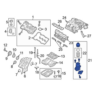 Hyundai OE - Engine Oil Filter Housing