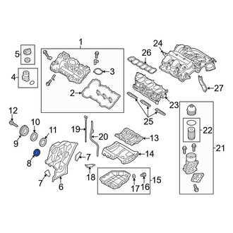 Hyundai OE - Rear Engine Crankshaft Seal
