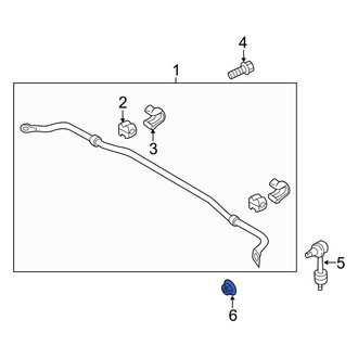 Hyundai OE - Inner Lateral Arm Nut