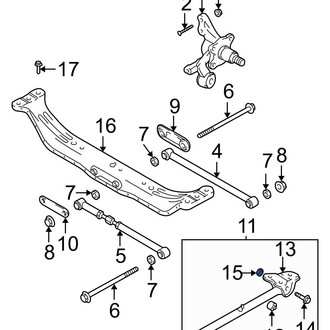Hyundai OE - Suspension Strut Nut