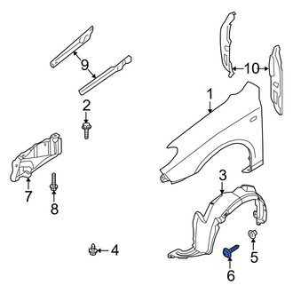 Hyundai OE - Fender Liner Screw