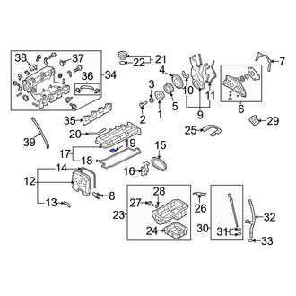 Hyundai OE - Engine Valve Cover Washer Seal