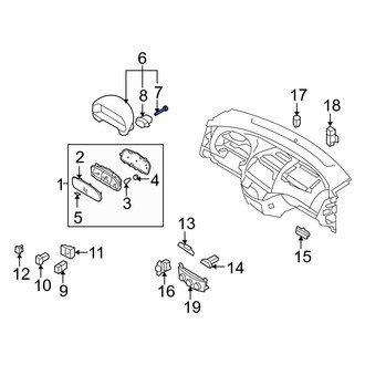 Hyundai OE - Front Door Interior Trim Panel Screw