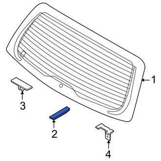 Hyundai OE - Back Glass Spacer