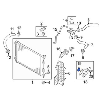 Hyundai OE - HVAC Heater Control Valve Gasket