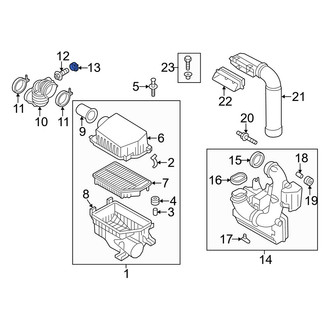 Hyundai OE - Engine Air Duct Clamp