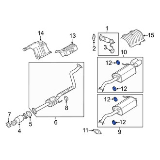 Hyundai OE - Exhaust System Hanger