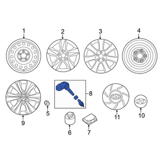 Hyundai OE - Tire Pressure Monitoring System (TPMS) Sensor