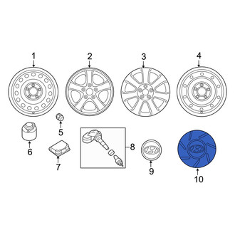 Hyundai OE - Wheel Cap