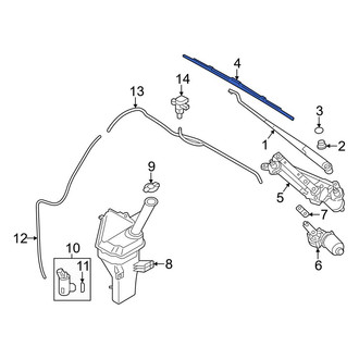 Hyundai OE - Rear Wiper Blade