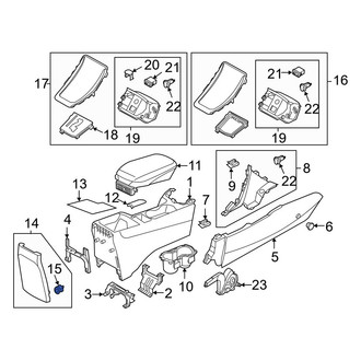 Hyundai OE - Instrument Panel Side Cover Clip