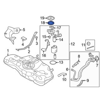 Hyundai OE - Fuel Tank Lock Ring