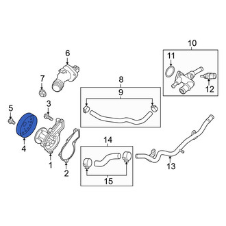 Hyundai OE - Engine Water Pump Pulley